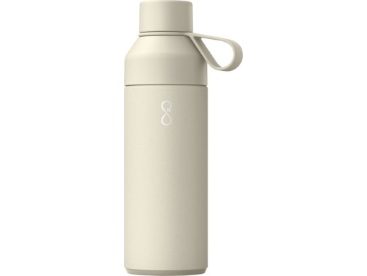 Бутылка для воды Ocean Bottle объемом 500 мл с вакуумной изоляцией - Sandstone с нанесением логотипа с нанесением логотипа