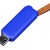 USB-флешка промо на 32 Гб прямоугольной формы, выдвижной механизм, синий