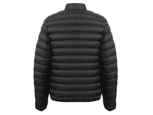 Стеганая куртка Uniqloud, черный с нанесением логотипа с нанесением логотипа