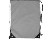 Рюкзак-мешок на шнуровке Reviver из переработанного пластика, серый