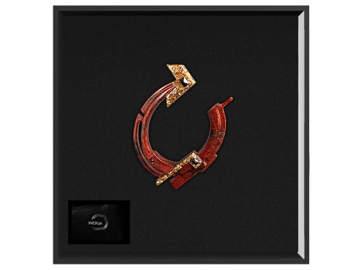 Елочные игрушки (Подкова).Символы года Гранат