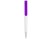 Ручка-подставка Кипер, белый/фиолетовый с нанесением логотипа с нанесением логотипа