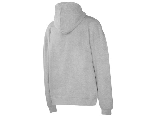 Толстовка оверсайз с капюшоном на молнии Monaco, серый меланж