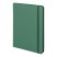 Ежедневник недатированный Shady, А5, зеленый, кремовый блок в линейку, темно-зеленый обрез   24700/15
