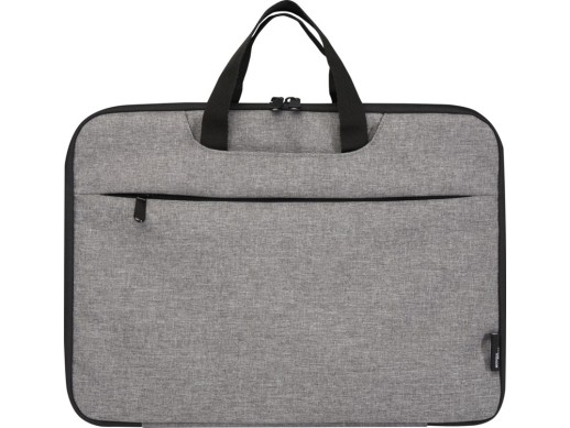 Эко- чехол для ноутбука Libra 2 в 1 из переработанного пластика, серый яркий