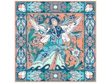 Набор платок Царевна Лебедь и свеча Вдохновение