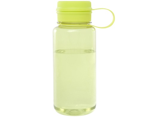 Спортивная бутылка Ryder из переработанного ПЭТ-пластика объемом 900 мл с многофункциональной крышкой, сертифицированная RCS - Лайм