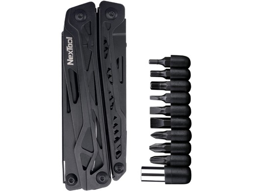 Мультитул Nextool Black Knight, черный (NE20151) с нанесением логотипа с нанесением логотипа