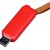 USB-флешка промо на 32 Гб прямоугольной формы, выдвижной механизм, красный
