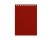 Бизнес - блокнот А6 (94 х 130 мм) Office 60 л., красный