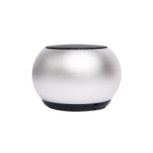 Портативная mini Bluetooth-колонка Sound Burger Ellipse серебро   26531/47