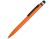 Ручка-стилус металлическая шариковая Poke, оранжевый/черный
