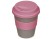 Стакан с силиконовой крышкой Cafe, dust pink с нанесением логотипа с нанесением логотипа