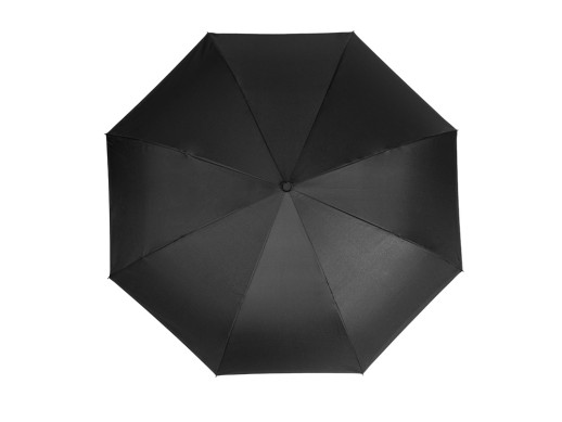 Зонт-трость наоборот Inversa, полуавтомат, черный/желтый