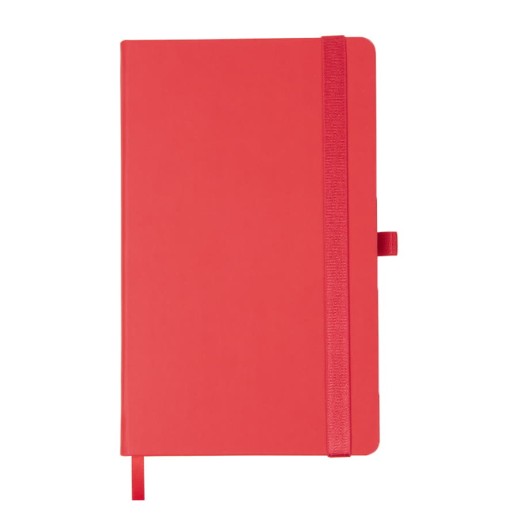 Ежедневник недатированный HAMILTON, A5, алый, кремовый блок   24614/46