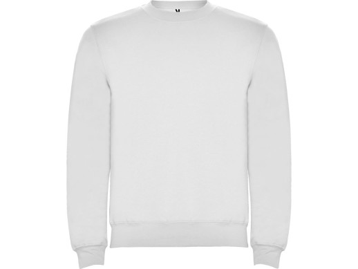 Свитшот с начесом Clasica унисекс, белый