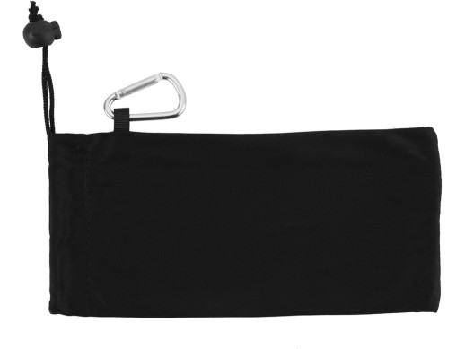 Очки в чехле Шеффилд, черный с нанесением логотипа с нанесением логотипа