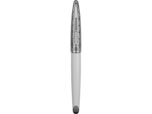 Ручка-роллер Waterman Carene, цвет: Contemporary white ST, стержень: Fblck