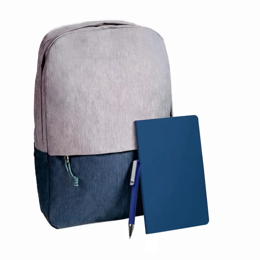 Подарочный набор READYPACK: рюкзак, ручка, блокнот, синий ,   39496/24