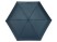 Зонт складной женский TORBER, механика, 5 сложений, синий, каркас алюминий, эпонж, пластиковая ручка, диаметр 91 см
