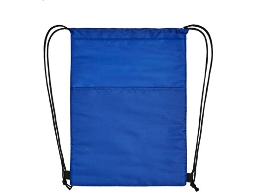 Сумка-холодильник Oriole на шнуровке на 12 банок, синий с нанесением логотипа с нанесением логотипа
