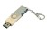 Флешка промо поворотный механизм, 32 Гб, натуральный с нанесением логотипа с нанесением логотипа