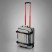 Сумка на колесах TORBER РИТМ, серый, полиэстер 900D с PU покрытием, 49 x 35,5 x 26 см, 35 л с нанесением логотипа с нанесением логотипа