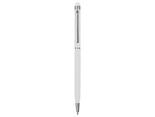 Ручка-стилус шариковая Jucy Soft с покрытием soft touch, белый