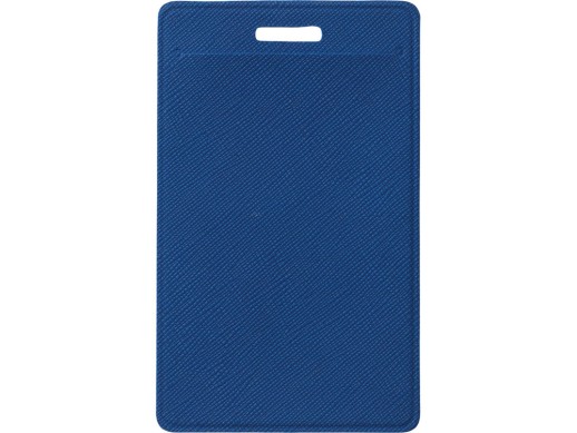 Бейдж с рулеткой-карабин Favor, синий