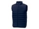 Мужской утепленный жилет Pallas из переработанных материалов по стандарту GRS - Темно - синий с нанесением логотипа с нанесением логотипа
