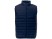 Мужской утепленный жилет Pallas из переработанных материалов по стандарту GRS - Темно - синий с нанесением логотипа с нанесением логотипа