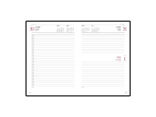 Ежедневник А5 датированный Бумвинил 2025, коричневый