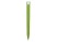 Ручка пластиковая soft-touch шариковая Zorro, зеленое яблоко/белый