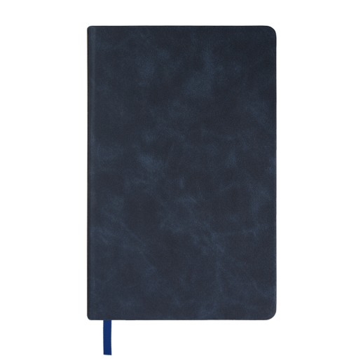 Ежедневник недатированный Muse, темно-синий, А5, с темно-серой декоративной полосой, блок в линейку -,   24745/26/29