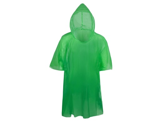 Дождевик Cloudy, зеленый с нанесением логотипа с нанесением логотипа