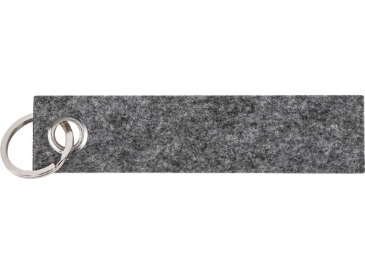 Брелок Felt из RPET-фетра, серый