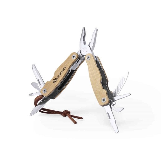 Мультитул FOLNAX, бамбук/нержавеющая сталь 346805