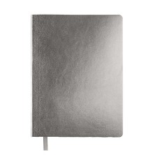 Бизнес-блокнот AURI, формат А5, серебристый, блок в линейку   21244/47