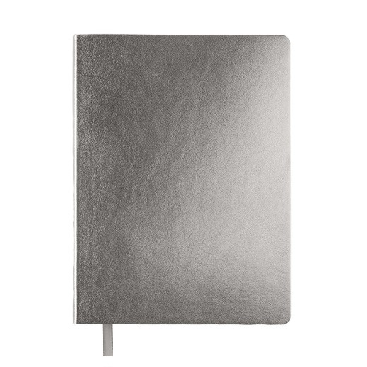 Бизнес-блокнот AURI, формат А5, серебристый, блок в линейку   21244/47