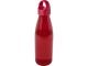 Bergen бутылка для воды объемом 800 мл из переработанной пластмассы, красный с нанесением логотипа с нанесением логотипа