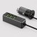 АЗУ 1 USB + 3 USB для пассажиров, QC 3.0, 7А, алюминий, графит, Deppa с нанесением логотипа с нанесением логотипа