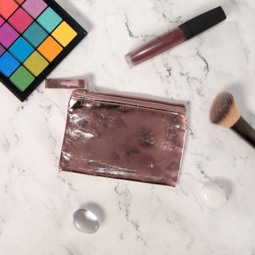 Косметичка FAUDOK, розовый,12 x 8.5 x 0.5 cm, искусственная кожа 345934/10