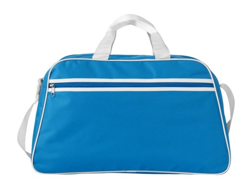 Сумка спортивная San Jose, аква с нанесением логотипа с нанесением логотипа