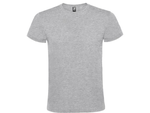 Футболка Atomic мужская, серый меланж с нанесением логотипа с нанесением логотипа