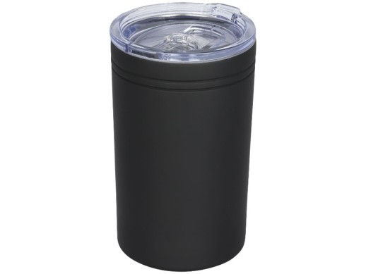 Вакуумный термос Pika 330 мл, черный с нанесением логотипа с нанесением логотипа