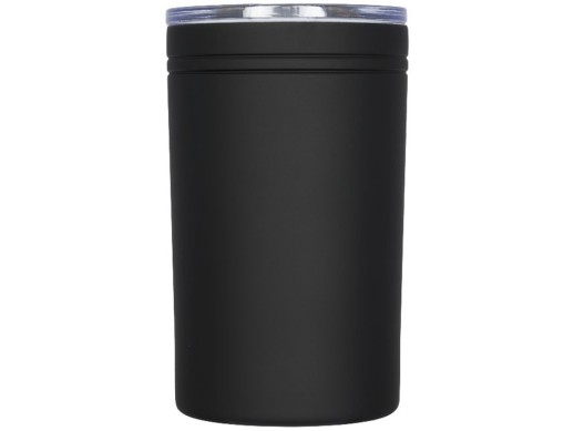 Вакуумный термос Pika 330 мл, черный с нанесением логотипа с нанесением логотипа