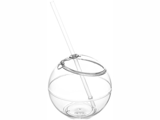 Емкость для питья Fiesta, прозрачный с нанесением логотипа с нанесением логотипа