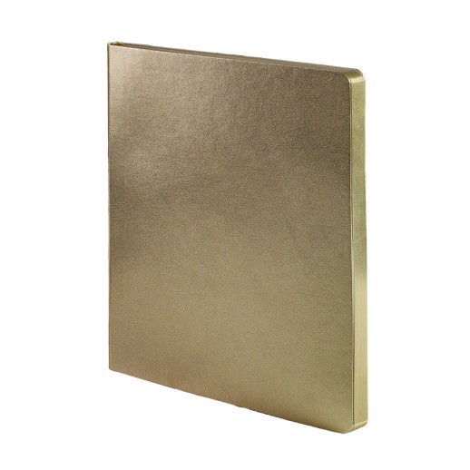 Бизнес-блокнот AURI, формат А5, золотистый, блок в линейку   21244/49