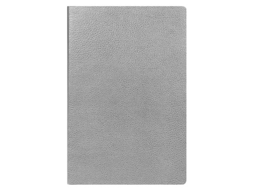 Ежедневник А5 недатированный Megapolis Velvet Flex, серебристый
