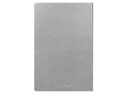 Ежедневник А5 недатированный Megapolis Velvet Flex, серебристый